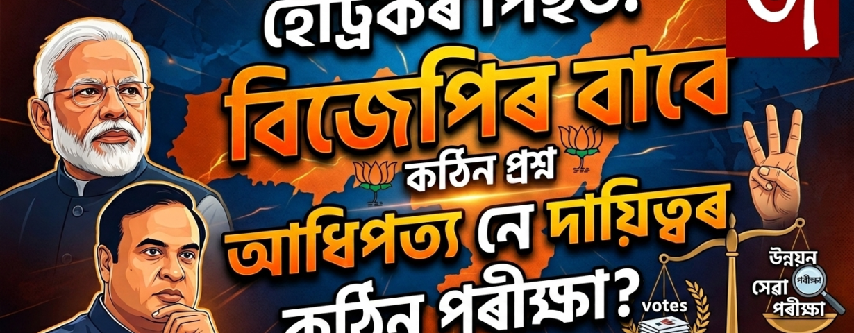 3rd term of BJP in Assam