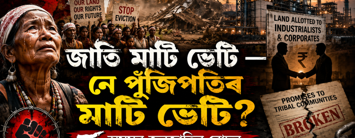 Protest against Eviction of Tribal Land in Assam