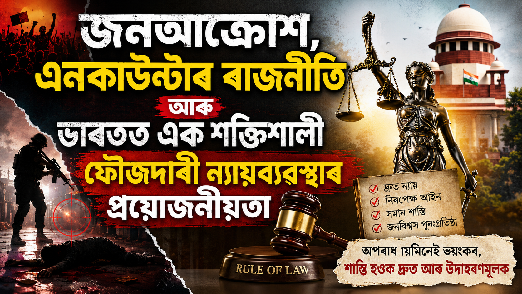 Need of a stringent criminal legal framework in India
