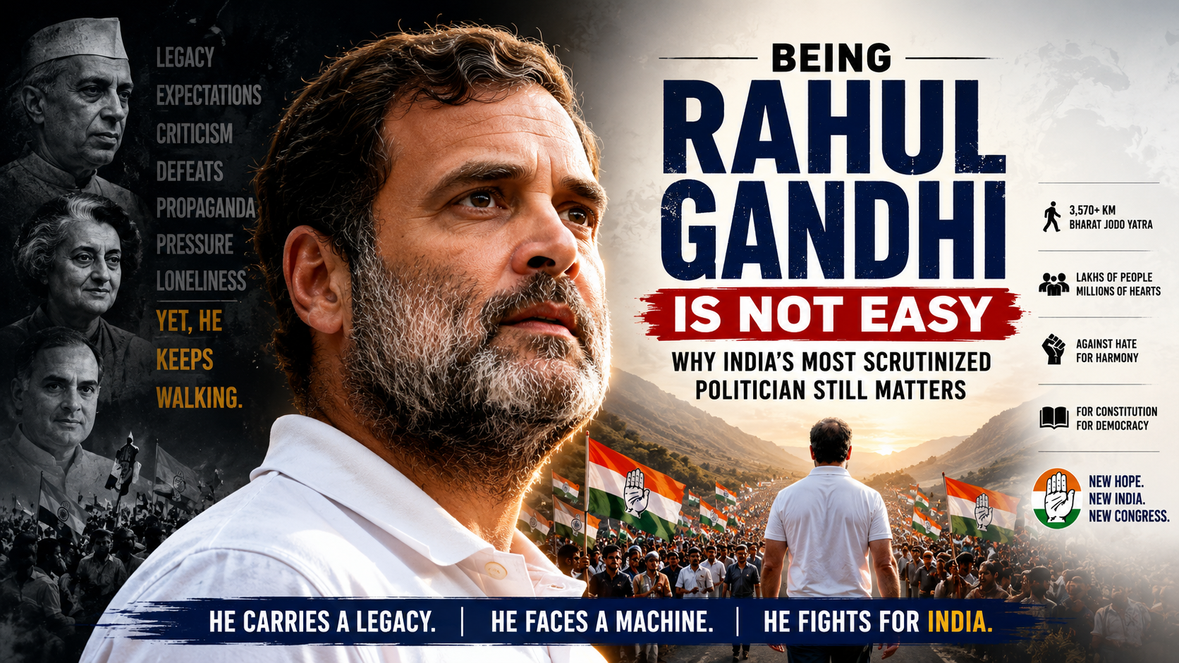 Being Rahul Gandhi Is Not Easy