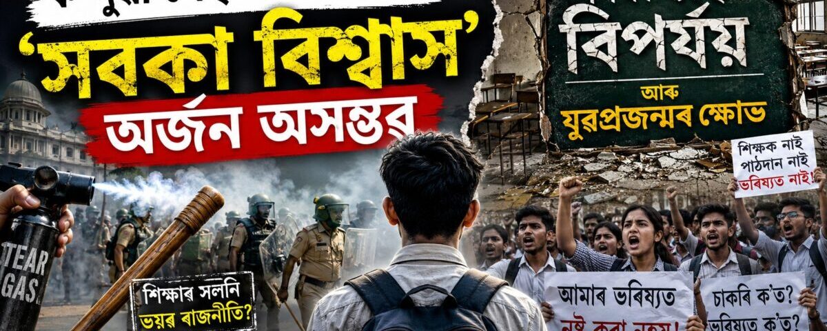 Tear Gas and Lathi charge cannot ensure Sab Ka Biswas
