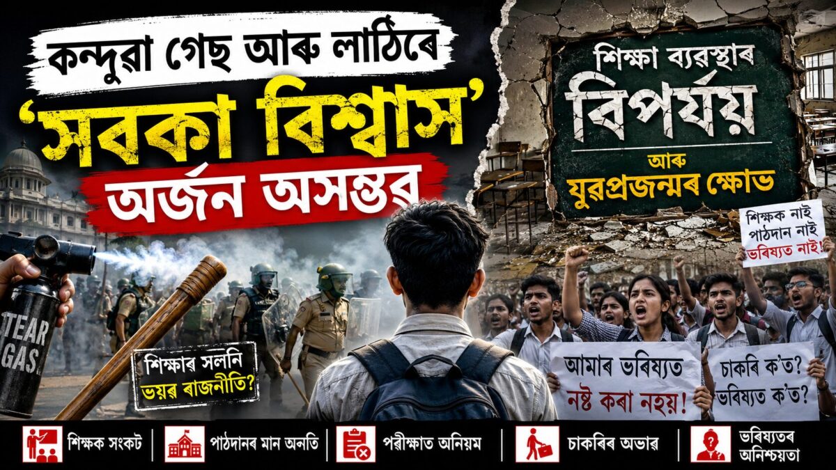 Tear Gas and Lathi charge cannot ensure Sab Ka Biswas