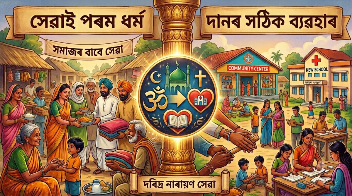 Donation in Religious Places